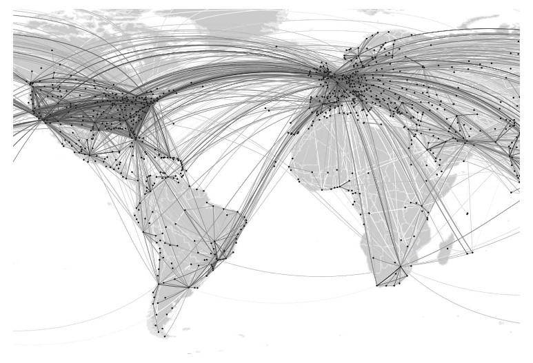 optimization of the world flight network